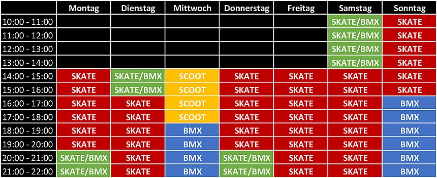 Olympiaworld Innsbruck skate hall opening hours