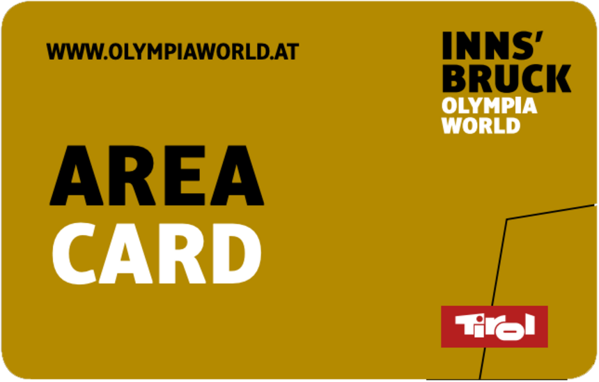 AREA CARD - Olympiaworld Innbsruck 
