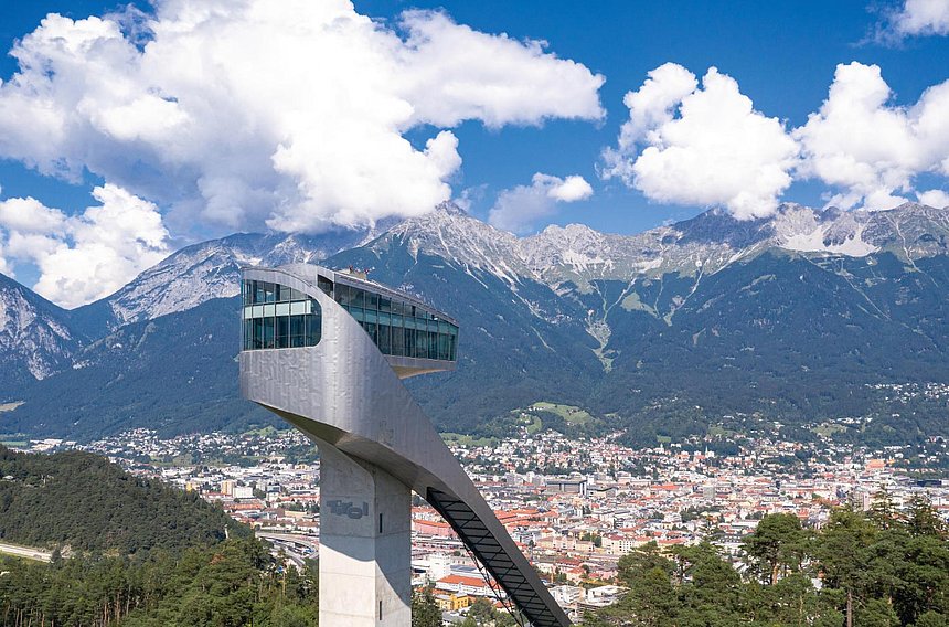 Olympiaworld Innsbruck Bergisel ski jump