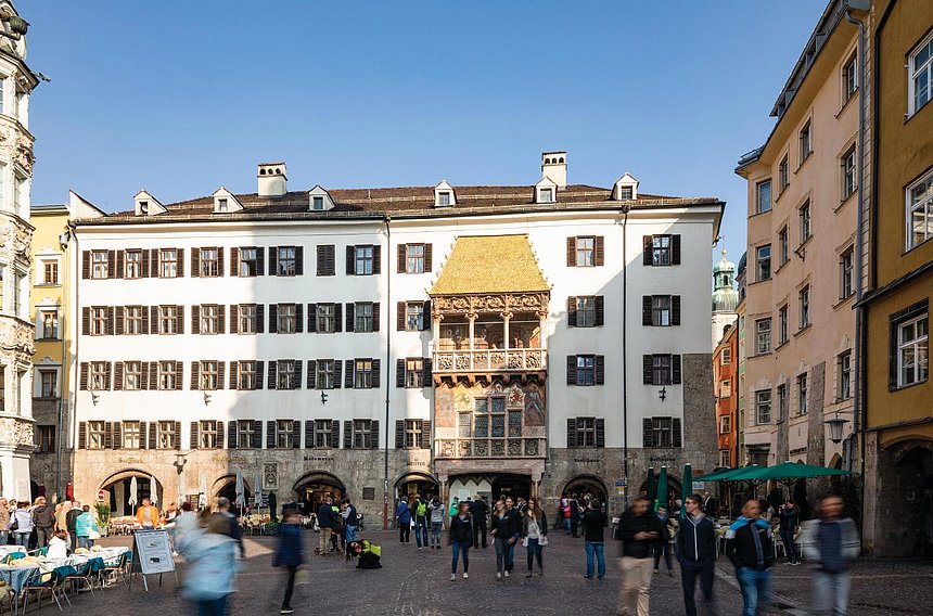 Olympiaworld Innsbruck Altstadt Innsbruck mit dem Goldenen Dachl