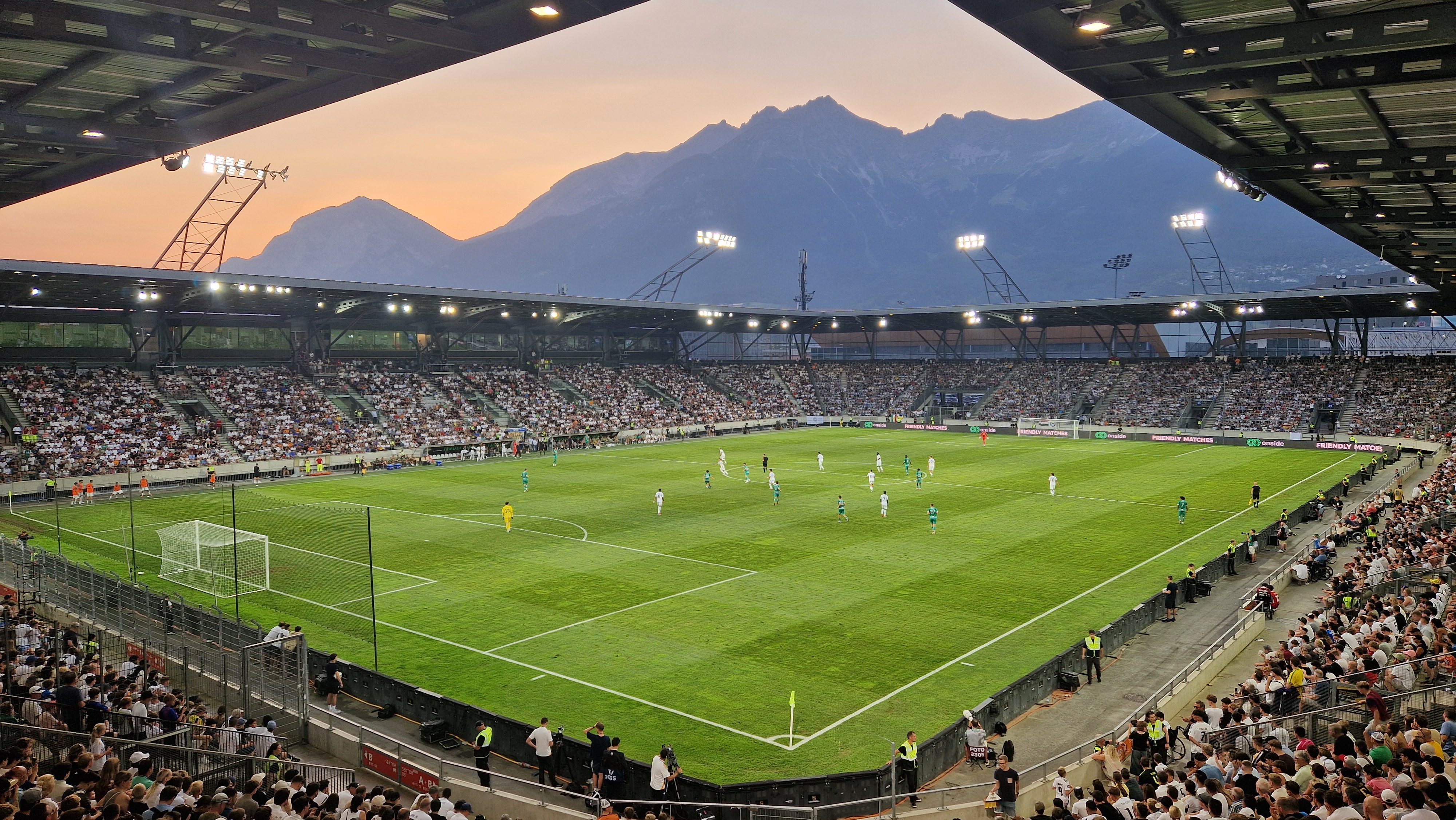 Olympiaworld Innswbruck Tivoli Stadion Tirol Spiel WSG Tirol vs. Real Madrid