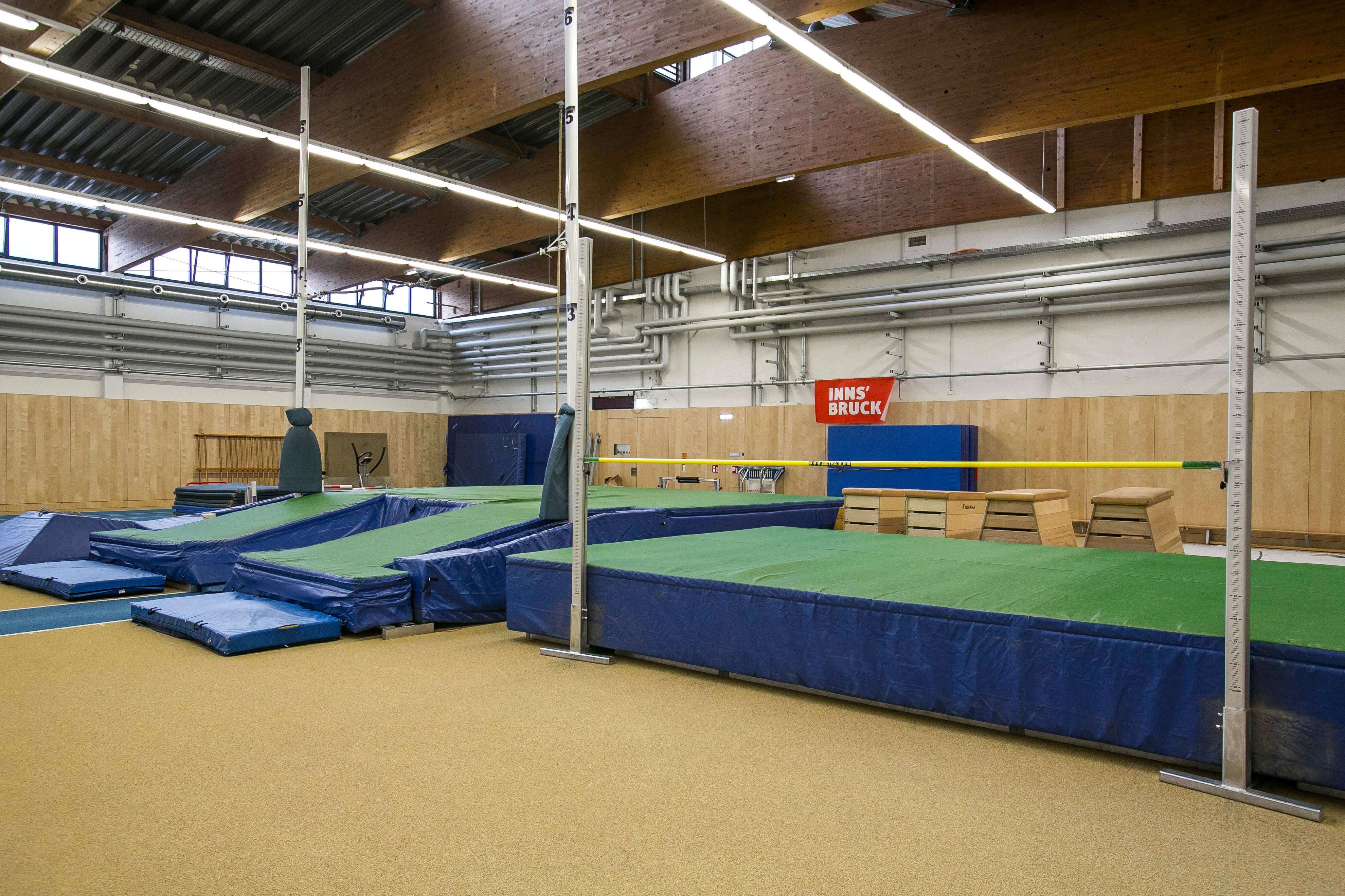 Olympiaworld Innsbruck high jump facility