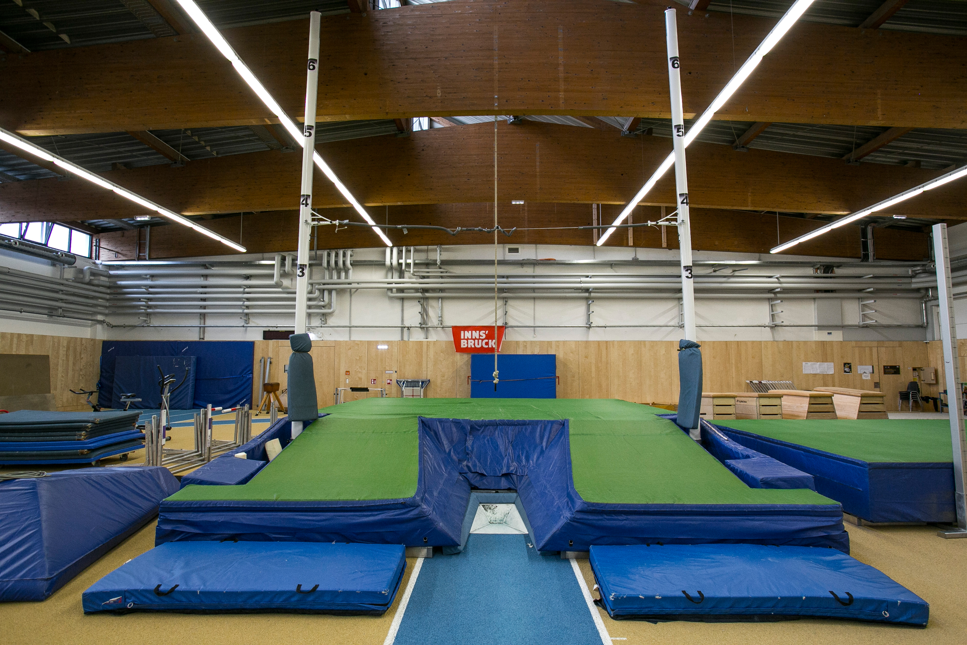 Olympiaworld Innsbruck high jump facility