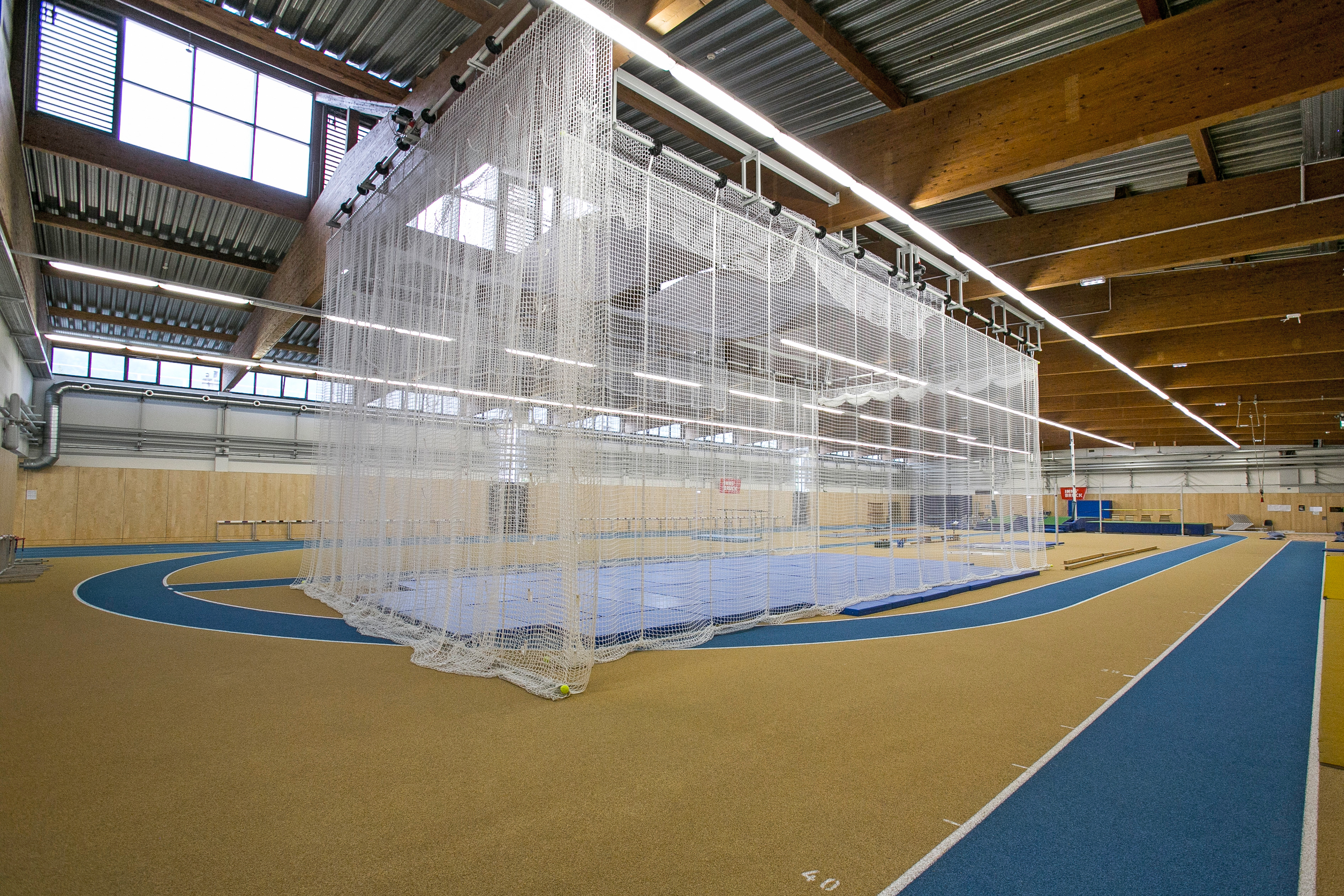 Olympiaworld Innsbruck safety net for hammer and discus throws