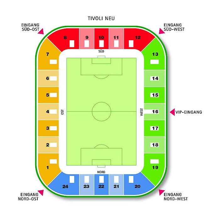 Olympiaworld Innsbruck Tivoli Stadion Sitzplan