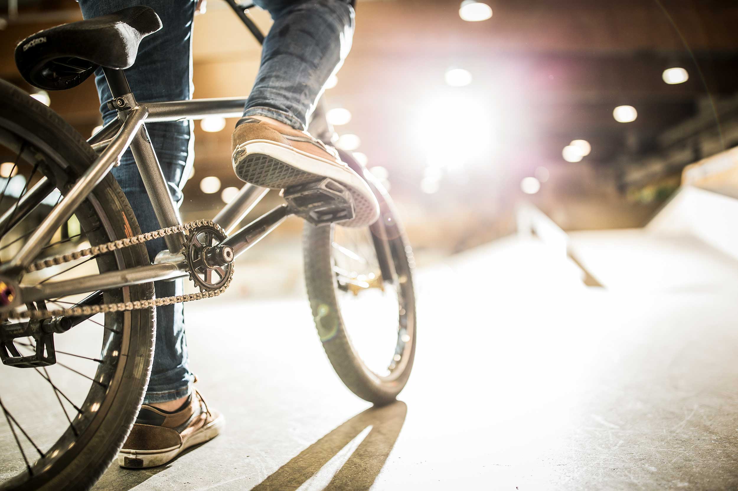 Olympiaworld Innsbruck BMX rider in action